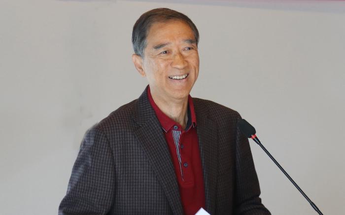 盛志国出席中国老年人体育协会新闻委员会成立座谈会。中国老年人体育协会供图