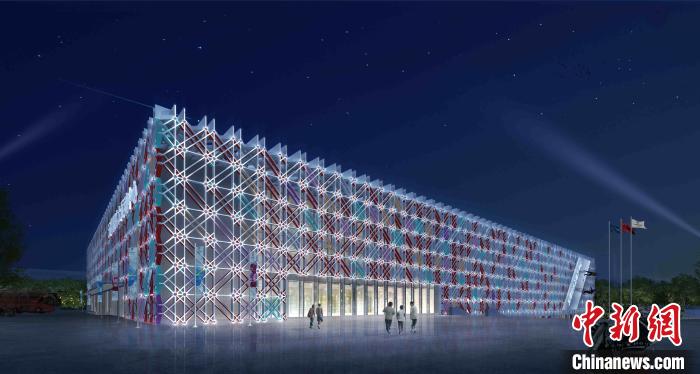 2022年冬奥会冰球训练场馆——五棵松冰上运动中心效果图。北京市重大项目办供图 2022年冬奥会冰球训练场馆——五棵松冰上运动中心效果图。北京市重大项目办供图