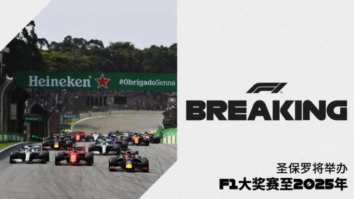 F1官方续约海报