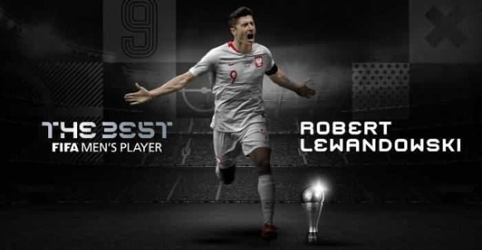 莱万多夫斯基成功当选世界足球先生。图片来源:FIFA官网 莱万多夫斯基成功当选世界足球先生。图片来源:FIFA官网