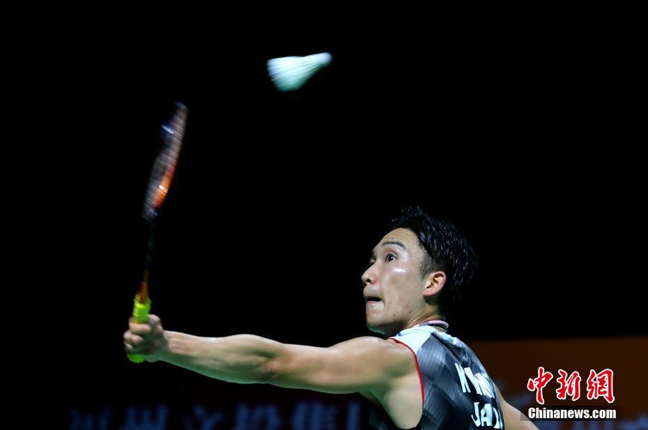资料图:桃田贤斗在比赛中。中新社记者 吕明 摄 资料图:桃田贤斗在比赛中。/p中新社记者 吕明 摄