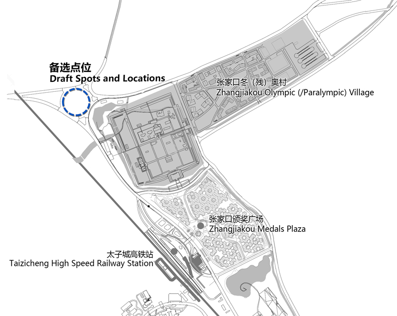 预选点位:太子城冰雪小镇-太子城环岛