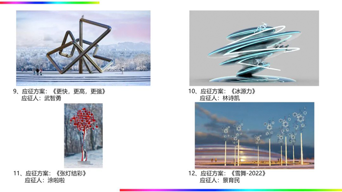 北京2022年冬奥会和冬残奥会公共艺术作品征集成果公示