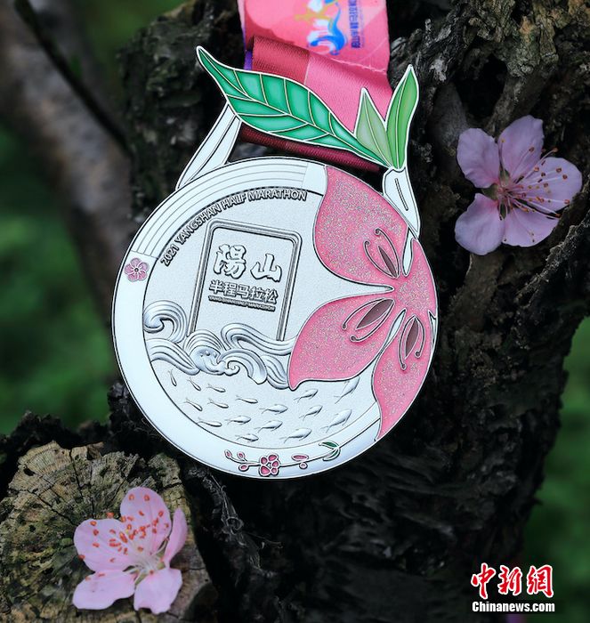 无锡阳山半程马拉松28日开跑 万亩桃林花开迎客