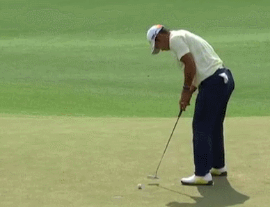 松山英树美国大师赛决赛视频资料截图。