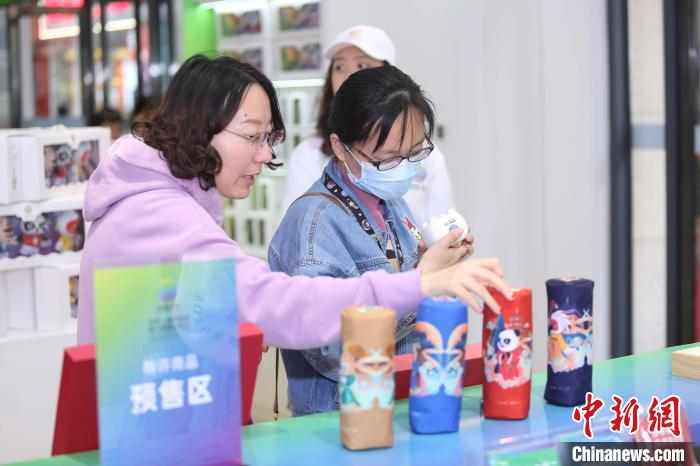 十四运会首家文化展示体验中心18日在西安正式开业。 十四运会组委会 摄 十四运会首家文化展示体验中心18日在西安正式开业。 十四运会组委会 摄