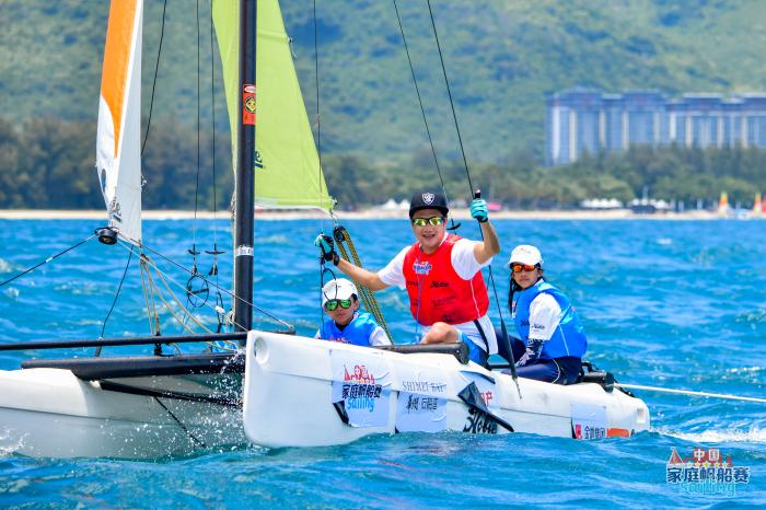 比赛现场。中国帆船帆板运动协会供图 比赛现场。中国帆船帆板运动协会供图