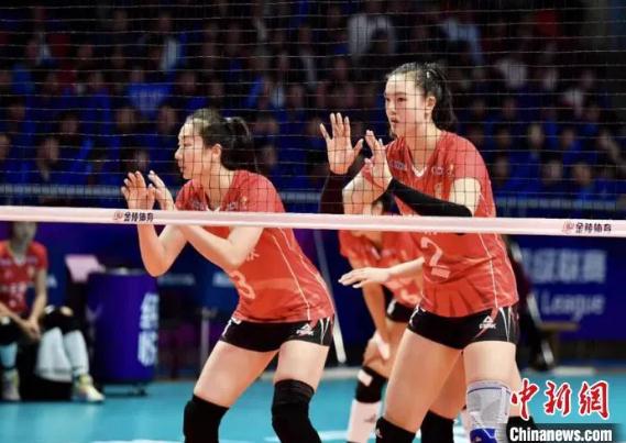 资料图:11月2日,2019-2020中国女排超级联赛常州赛区开赛 王开颜 摄 资料图:11月2日,2019-2020中国女排超级联赛常州赛区开赛 王开颜 摄