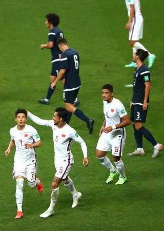 新华全媒+|世预赛40强赛:国足7比0大胜关岛