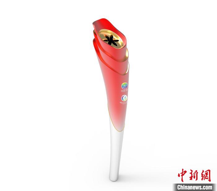 十四运会和残特奥会火炬。 十四运会和残特奥会组委会 供图 十四运会和残特奥会火炬。 十四运会和残特奥会组委会 供图