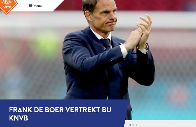 荷兰足协官网截图