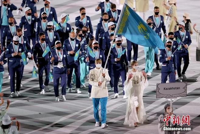 东京奥运会开幕式现场。 东京奥运会开幕式现场。