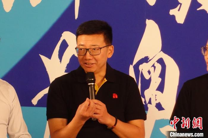 恒源祥董事长陈忠伟在活动中发言 郝凌宇 摄