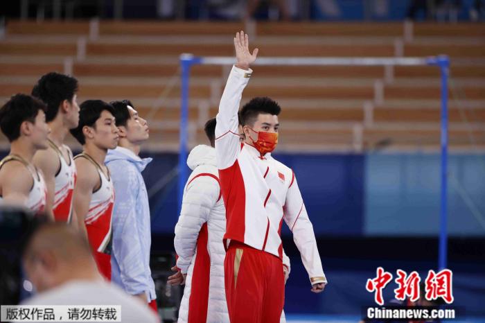 中国选手在比赛中。