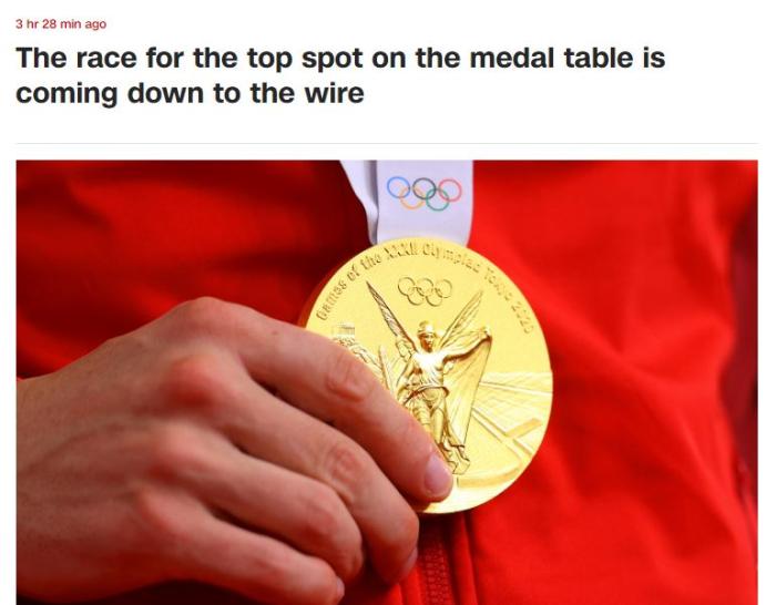 美国登顶奥运奖牌榜后，中国网友这样说……